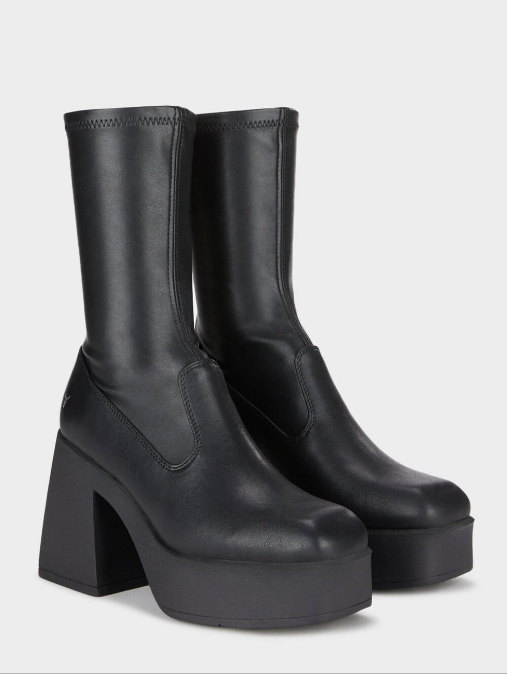WINDSOR SMITH BADDEST BLACK SOCK BOOTS